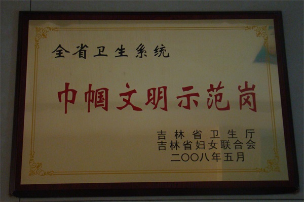全省巾幗文明示范崗